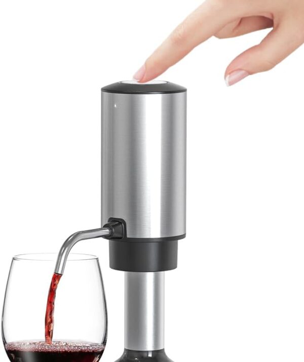 Electric Wine Decanter, CorporateGiftPro Rechargeable Wine Aerator, Wine Pourer and Wine Gifts for Wine Lovers (KD-8)