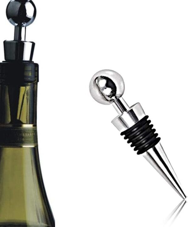 Introducing the Innovative Bar Tools Wine Bottle Opener 4-Piece Set: Premium Stainless Steel Corkscrew in a Stylish Gift Box - Image 7