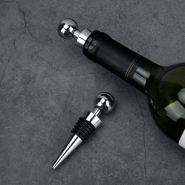 Introducing the Innovative Bar Tools Wine Bottle Opener 4-Piece Set: Premium Stainless Steel Corkscrew in a Stylish Gift Box - Image 6