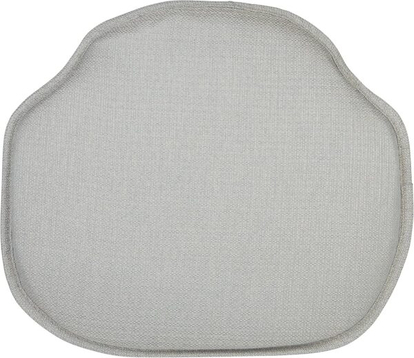 Klear Vu Gripper Omega Non-Slip Windsor Chair Cushions with Skid-Proof Seat Pad for Dining Room, Kitchen, and Office Use, 16x15 Inches, 4 Count (Pack of 1), Gray - Image 2